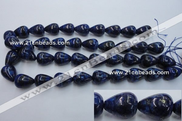 CNL619 15.5 inches 15*20mm teardrop natural lapis lazuli gemstone beads