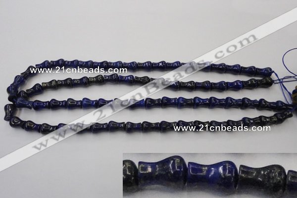 CNL630 15.5 inches 8*12mm vase-shaped natural lapis lazuli beads