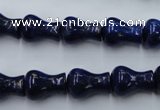 CNL631 15.5 inches 10*14mm vase-shaped natural lapis lazuli beads