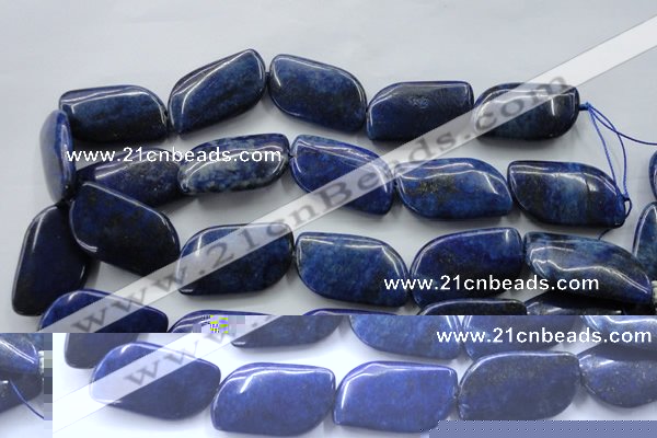 CNL650 15.5 inches 21*38mm marquise natural lapis lazuli beads