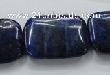 CNL672 15.5 inches 22*30mm rectangle natural lapis lazuli beads