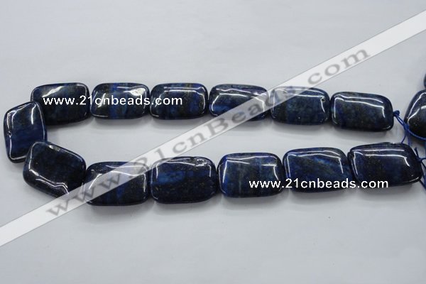 CNL672 15.5 inches 22*30mm rectangle natural lapis lazuli beads