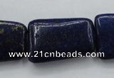 CNL675 15.5 inches 20*30mm trapezoid natural lapis lazuli beads