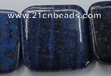 CNL685 15.5 inches 40*40mm square natural lapis lazuli beads