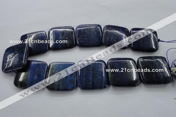 CNL685 15.5 inches 40*40mm square natural lapis lazuli beads