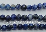 CNL711 15.5 inches 4mm round natural lapis lazuli gemstone beads