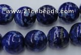 CNL717 15.5 inches 14mm round natural lapis lazuli gemstone beads