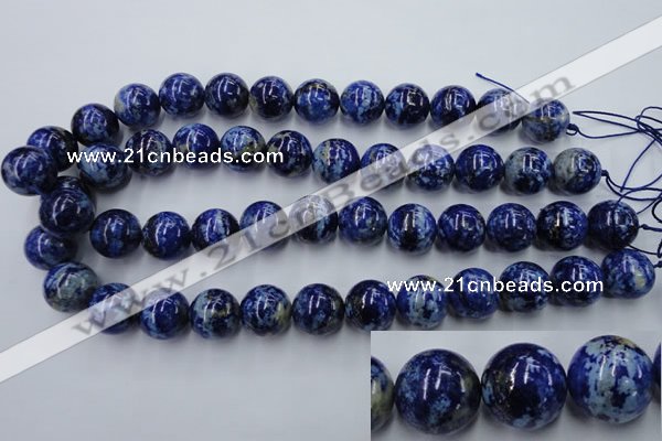 CNL718 15.5 inches 16mm round natural lapis lazuli gemstone beads