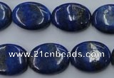 CNL754 15.5 inches 15*20mm oval natural lapis lazuli gemstone beads