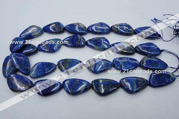 CNL778 15.5 inches 18*30mm freeform natural lapis lazuli gemstone beads