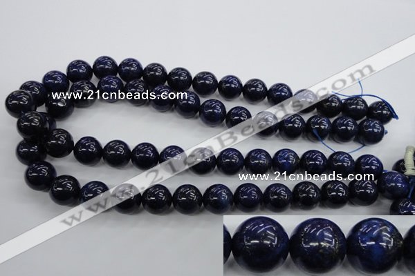 CNL855 15.5 inches 14mm round natural lapis lazuli gemstone beads