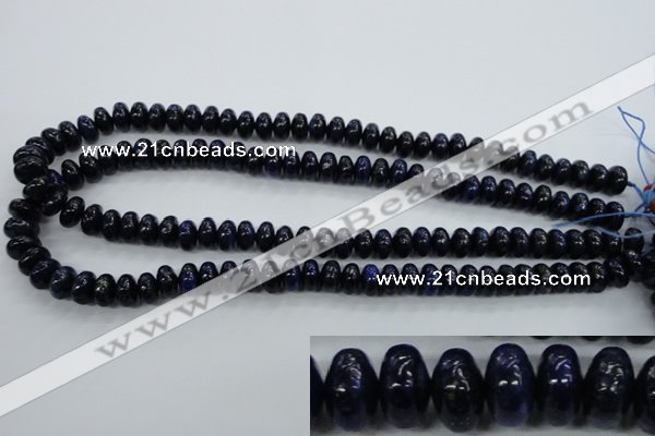 CNL863 15.5 inches 6*10mm rondelle natural lapis lazuli gemstone beads