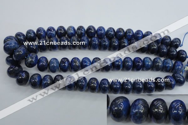 CNL866 15.5 inches 12*16mm rondelle natural lapis lazuli gemstone beads