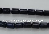 CNL882 15.5 inches 7*9mm tube natural lapis lazuli gemstone beads