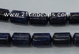 CNL883 15.5 inches 9*12mm tube natural lapis lazuli gemstone beads