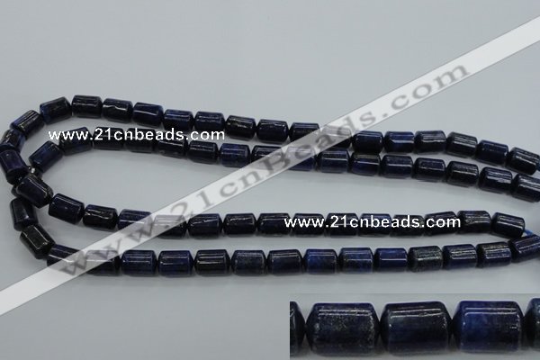 CNL883 15.5 inches 9*12mm tube natural lapis lazuli gemstone beads