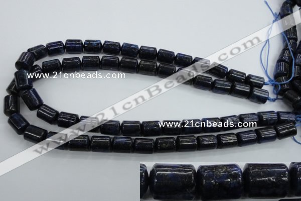 CNL888 15.5 inches 10*14mm tube natural lapis lazuli gemstone beads