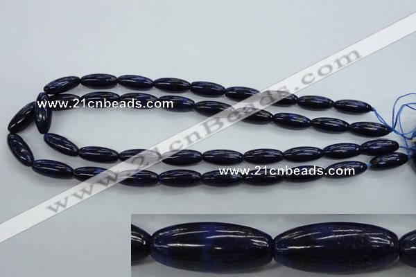 CNL893 15.5 inches 8*20mm rice natural lapis lazuli gemstone beads