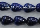 CNL902 15.5 inches 12*16mm teardrop natural lapis lazuli gemstone beads