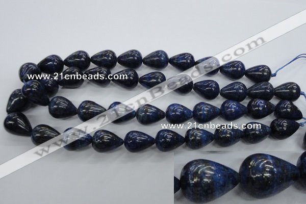 CNL904 15.5 inches 15*20mm teardrop natural lapis lazuli gemstone beads