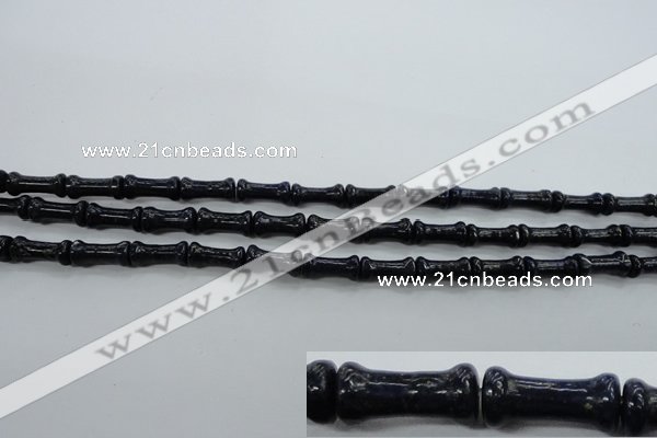 CNL911 15.5 inches 5*11mm bone natural lapis lazuli gemstone beads