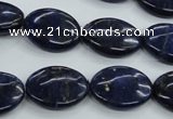 CNL944 15.5 inches 15*20mm oval natural lapis lazuli gemstone beads