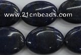 CNL945 15.5 inches 18*25mm oval natural lapis lazuli gemstone beads