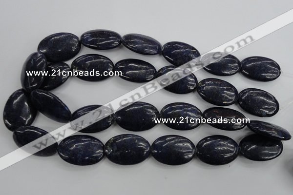 CNL946 15.5 inches 20*30mm oval natural lapis lazuli gemstone beads