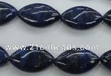 CNL952 15.5 inches 12*20mm marquise natural lapis lazuli gemstone beads