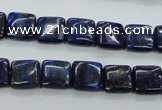 CNL961 15.5 inches 10*10mm square natural lapis lazuli gemstone beads