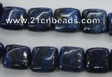 CNL962 15.5 inches 12*12mm square natural lapis lazuli gemstone beads