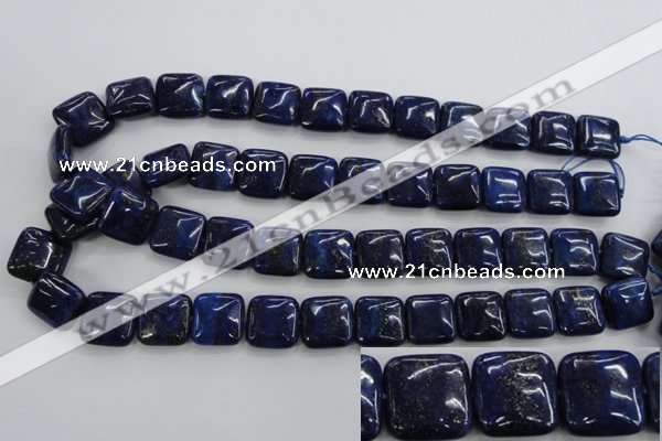 CNL964 15.5 inches 16*16mm square natural lapis lazuli gemstone beads