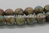 CNS02 16 inches 10mm round natural serpentine jasper beads wholesale