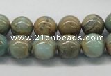 CNS03 16 inches 12mm round natural serpentine jasper beads wholesale