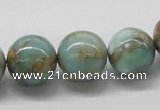 CNS04 16 inches 16mm round natural serpentine jasper beads wholesale