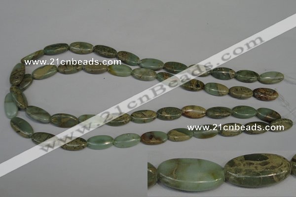 CNS216 15.5 inches 10*18mm marquise natural serpentine jasper beads