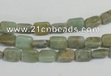 CNS253 15.5 inches 6*8mm rectangle natural serpentine jasper beads