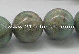 CNS27 16 inches 18mm round natural serpentine jasper beads wholesale