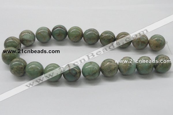 CNS27 16 inches 18mm round natural serpentine jasper beads wholesale