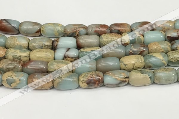 CNS312 15.5 inches 12*16mm drum serpentine jasper beads