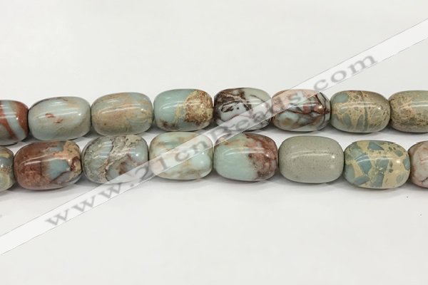 CNS314 15.5 inches 15*20mm drum serpentine jasper beads