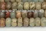 CNS323 15.5 inches 2.5*4mm rondelle serpentine jasper beads