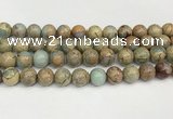 CNS334 15.5 inches 12mm round serpentine jasper beads wholesale