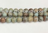 CNS336 15.5 inches 16mm round serpentine jasper beads wholesale