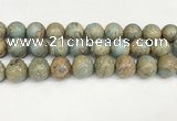 CNS337 15.5 inches 18mm round serpentine jasper beads wholesale