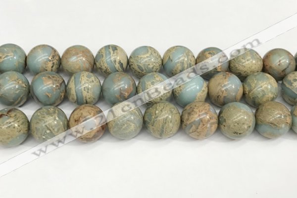 CNS338 15.5 inches 20mm round serpentine jasper beads wholesale