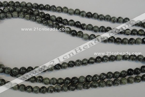 CNS401 15.5 inches 6mm round natural serpentine jasper beads