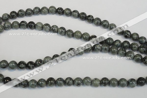 CNS402 15.5 inches 8mm round natural serpentine jasper beads