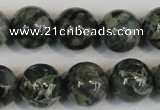 CNS403 15.5 inches 10mm round natural serpentine jasper beads