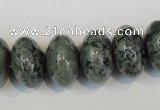 CNS416 15.5 inches 12*18mm rondelle natural serpentine jasper beads